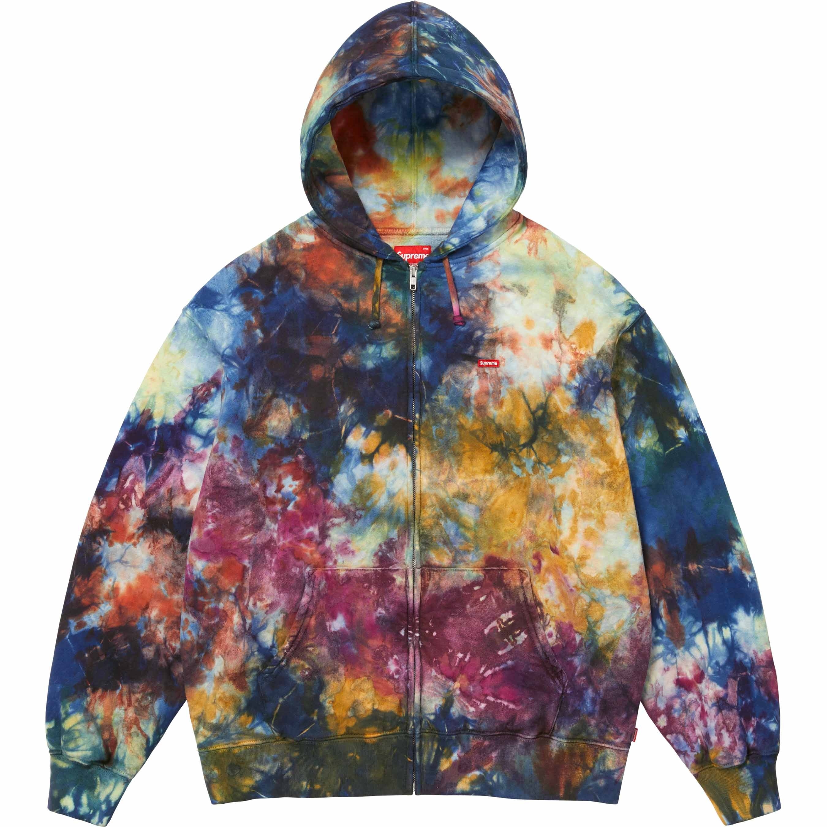 Overdyed Small Box Zip Up Hooded Sweatshirt view 10